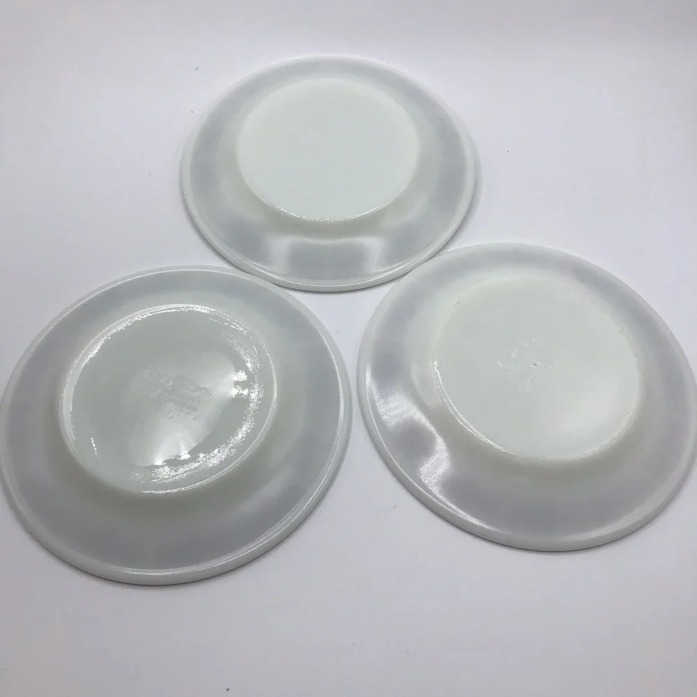 Pyrex copper filigree bread and butter plate x 3